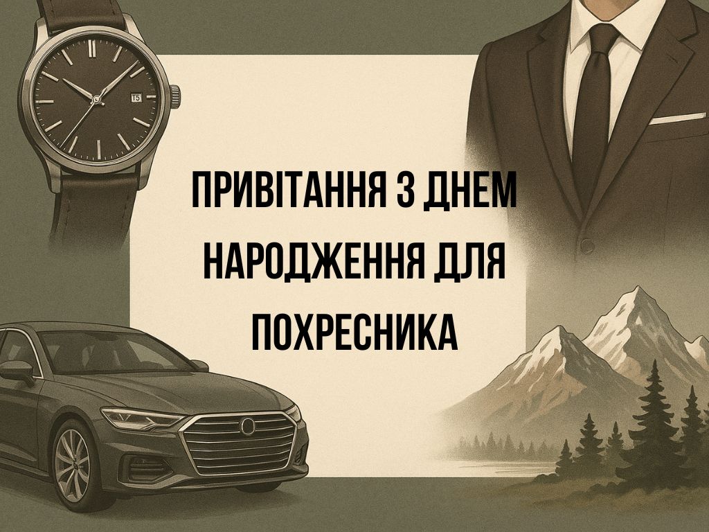 привітання з днем народження для похресника