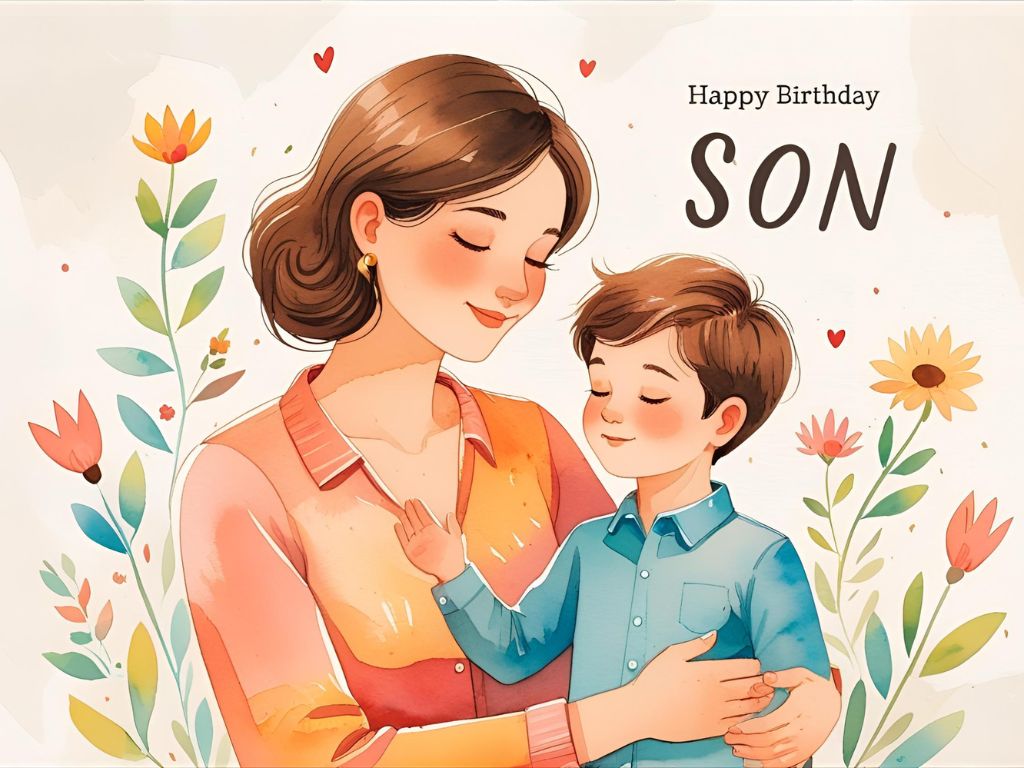 привітання з Днем народження сина від мами