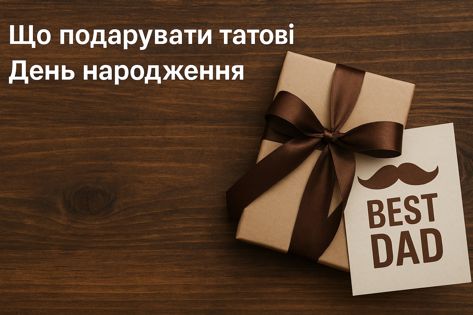Що подарувати татові на День народження
