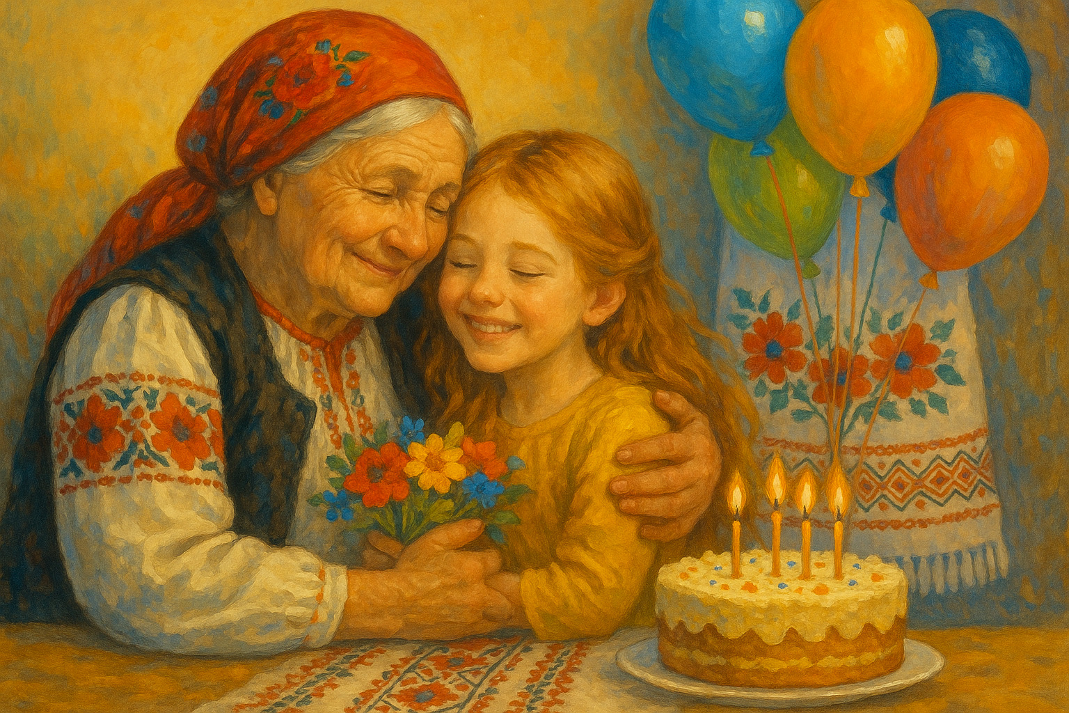 зворушливі привітання з днем народження внучці