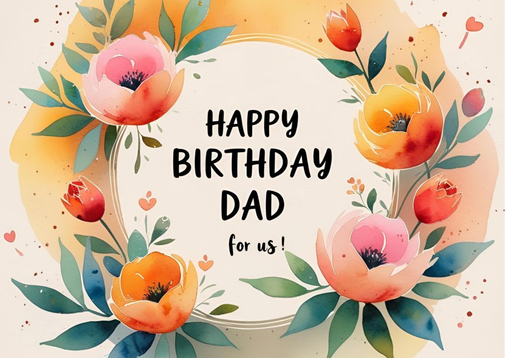 Привітання з Днем народження батька