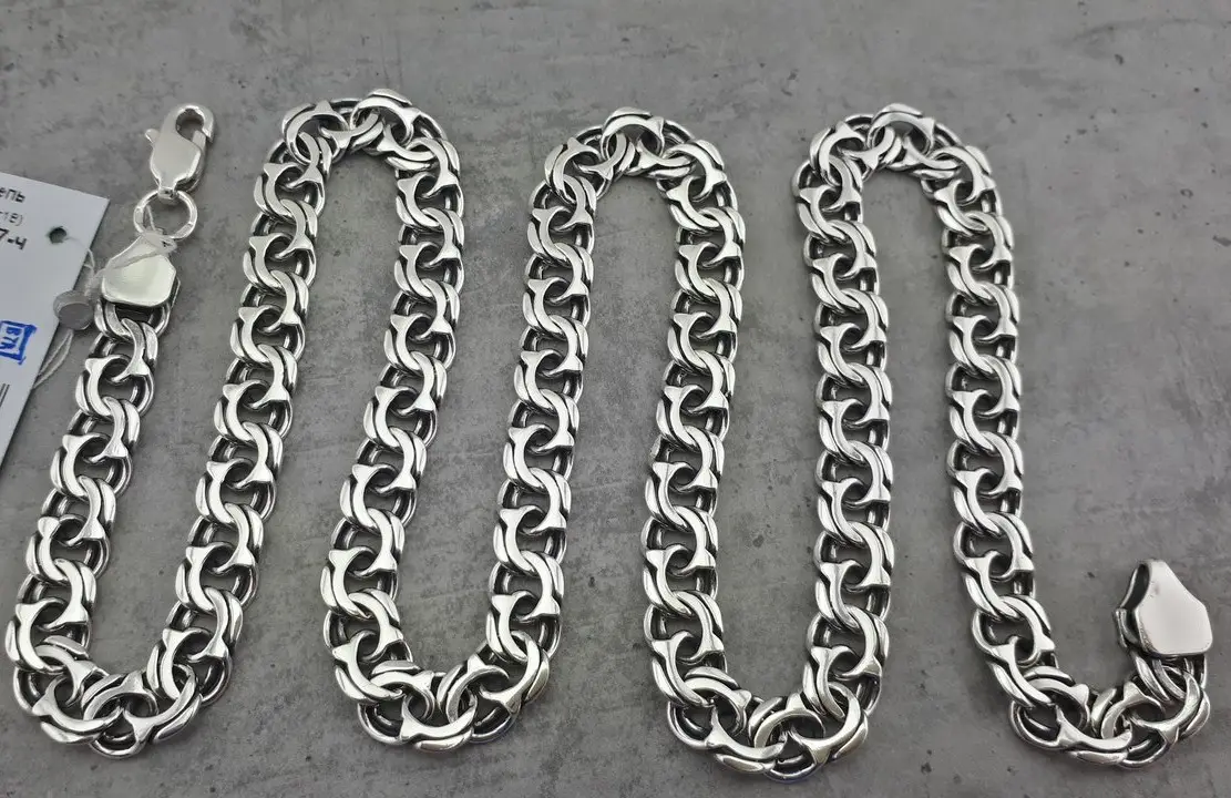 чоловічий срібний ланцюжок