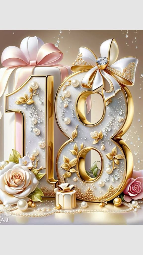 картинка 7 привітання з 18 річчям дівчині