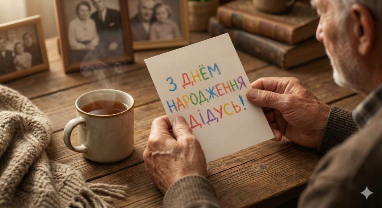 Привітання з днем народження дідуся: картинки, проза та щирі слова